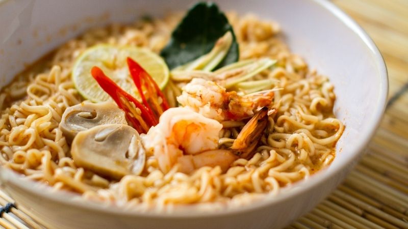 Thành phần dinh dưỡng trong mì tôm