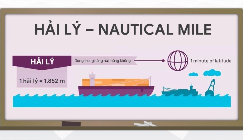 1 hải lý bằng bao nhiêu km, m, mm, cm? Quy đổi 1 hải lý (dặm biển)