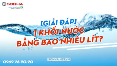 [Giải đáp] 1 khối nước bằng bao nhiêu lít? 1 lít bằng bao nhiêu dm3?