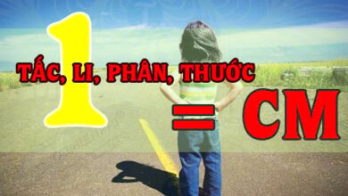 1 tấc bằng bao nhiêu cm, đổi 1 li, 1 phân, 1 thước sang cm - Thủ thuật