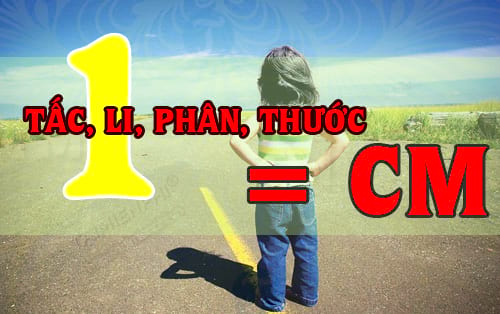 1 tấc bằng bao nhiêu cm, đổi 1 li, 1 phân, 1 thước sang cm - Thủ thuật