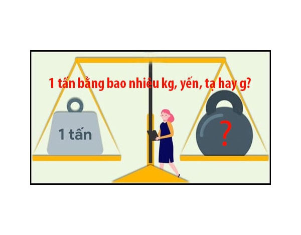 1 Tấn bằng bao nhiêu Kg, Gam, Tạ, Yến - Cân điện tử Quốc Thịnh