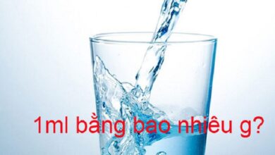 100ml bằng bao nhiêu gam? Cách quy đổi từ mililit sang gam