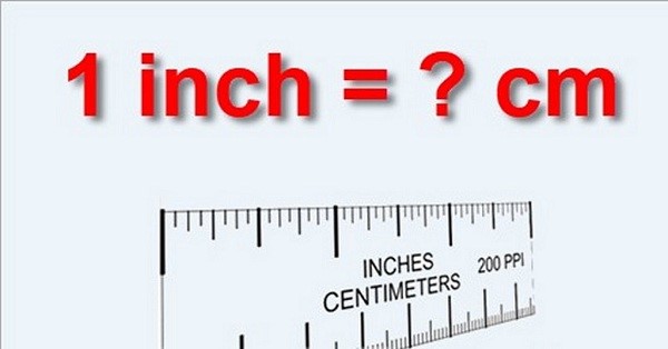 Quy đổi đơn vị inch sang cm online - StudyTiengAnh