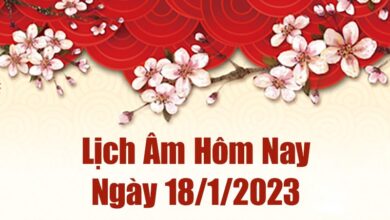 Lịch âm 18/1/2023, âm lịch hôm nay thứ Tư ngày 18 ... - Baoquocte.vn