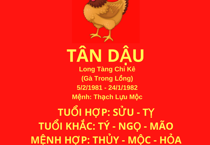 Sinh năm 1981 Mệnh gì? Tuổi Tân Dậu hợp Tuổi nào & Màu gì?