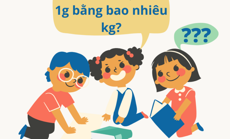 1g bằng bao nhiêu kg, Cách quy đổi gam sang kg - Time-daily