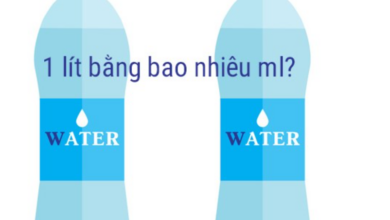 2 lít nước là bao nhiêu ml? Bạn có biết cách đổi hay không?