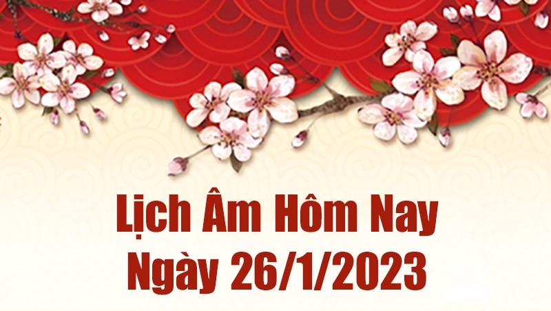 Lịch âm 26/1