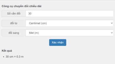 30cm bằng bao nhiêu m? Liệu bạn có được đáp án đúng không?