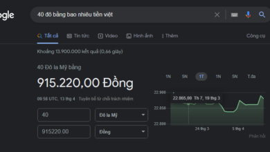 40 đô là bao nhiêu tiền việt, cách quy đổi Đô (USD) sang VNĐ chính