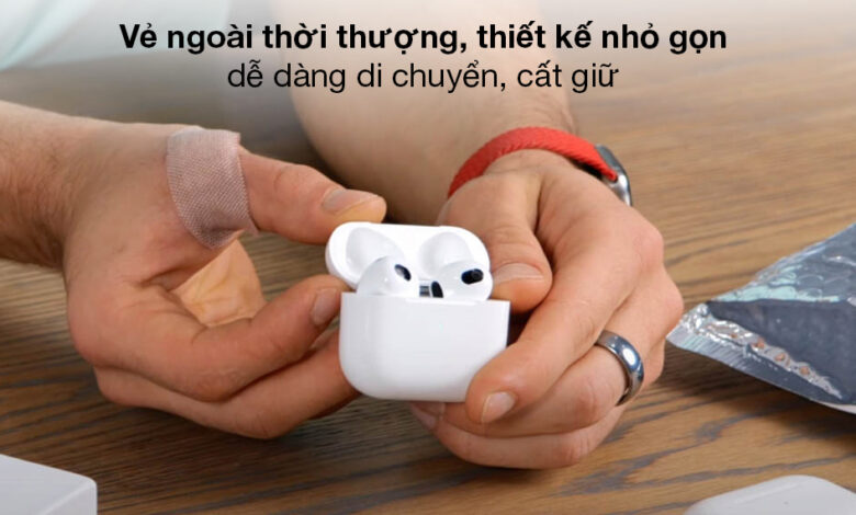 Tai nghe Bluetooth AirPods 3 Apple MME73 - giá rẻ, chính hãng