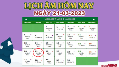 Lịch âm 21/3 - Âm lịch hôm nay 21/3 - Lịch vạn niên 21/3/2023