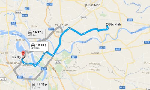 Từ Hà Nội đến Bắc Ninh bao nhiêu km? - AirportCargo