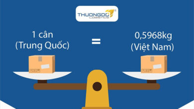 Quy đổi 1 cân Trung Quốc bằng bao nhiêu kg ở Việt Nam?