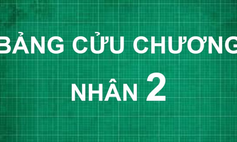 Lớp mấy học bảng cửu chương, học phép nhân chia cơ bản