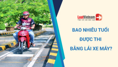 Bao nhiêu tuổi được thi bằng lái xe máy? Cách tính tuổi thế nào?