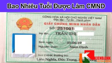 Bao nhiêu tuổi thì được làm chứng minh nhân dân ( cmnd, cmt )