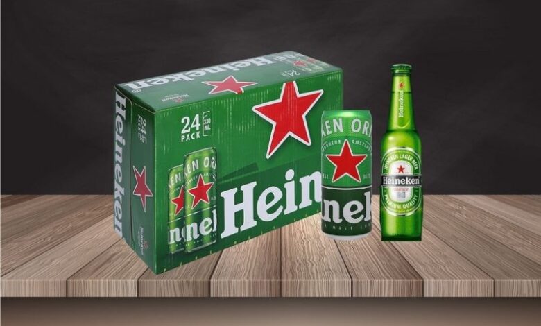 Bảng giá bia Heineken chính hãng, mới nhất 2023