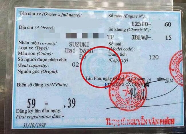 Cà Vẹt Xe - Giấy Tờ Quan Trọng Cho Chủ Sở Hữu Xe