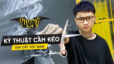 Phương pháp cầm kéo và tư thế đứng tiêu chuẩn