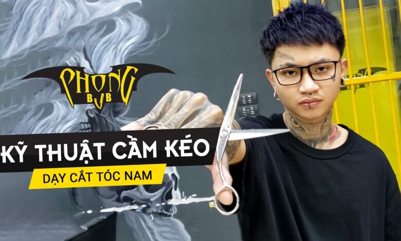 Phương pháp cầm kéo và tư thế đứng tiêu chuẩn