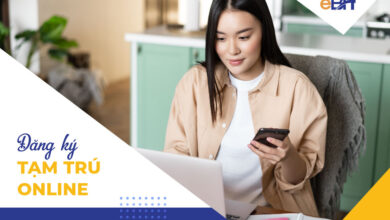 Cách Đăng Ký Tạm Trú Online qua VNeID