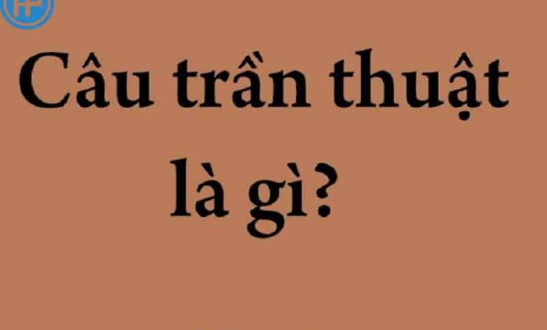 Câu trần thuật là gì? - Luật Hoàng Phi