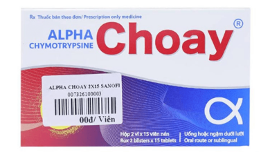 Liều dùng và công dụng của thuốc Alpha Choay - AiHealth