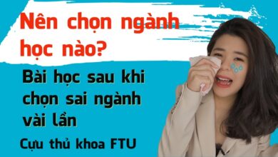 3 GIẢI PHÁP CHO SINH VIÊN KHI CHỌN SAI NGÀNH NGHỀ ?