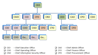 Ý nghĩa các chức danh CEO, CFO, CPO, CCO, CHRO, CMO là gì?