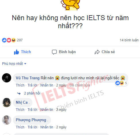Nên hay không nên học IELTS từ năm nhất ĐH? - IELTS Fighter