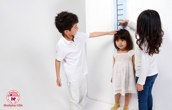 độ tuổi phát triển chiều cao ở nữ