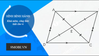 Cách tính chu vi hình bình hành