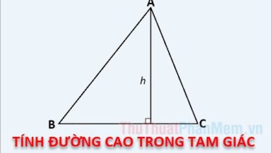 Công thức tính đường cao trong tam giác - Thủ Thuật Phần Mềm