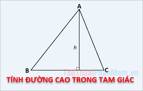 Công thức tính đường cao trong tam giác - Thủ Thuật Phần Mềm
