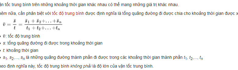 Công Thức Tính Vận Tốc, Quãng Đường, Thời Gian chính xác nhất