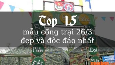 Cổng Trại 26/3 đơn Giản
