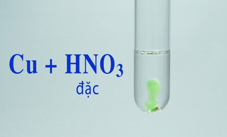 Cu + 4HNO3 → Cu(NO3)2 + 2H2O + 2NO2 | , Phản ứng oxi-hoá khử
