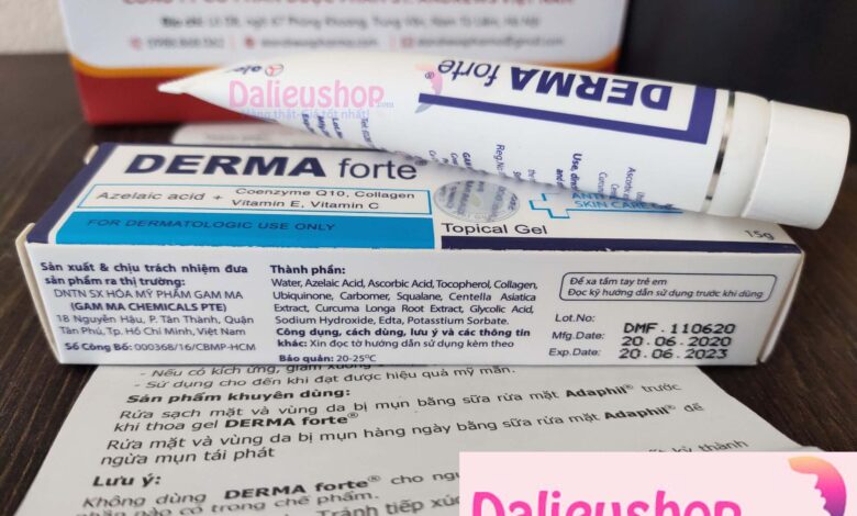 Derma Forte Giá Bao Nhiêu? Mua Ở Đâu Chính Hãng?