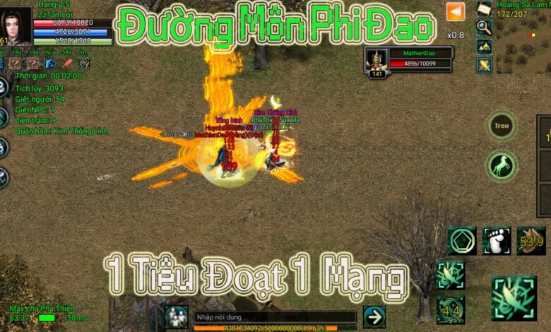 Cách Cộng Điểm Đường Môn Nỏ, Phi Đao - Tiêu, Bẫy Võ Lâm 1