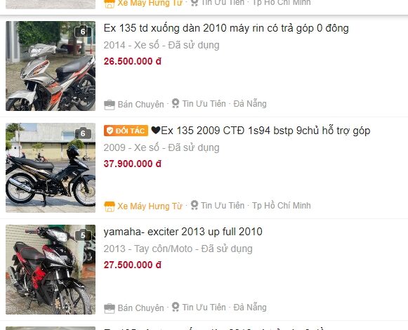 Ex 2010 Giá Bao Nhiêu- Bảng Giá Mới Nhất