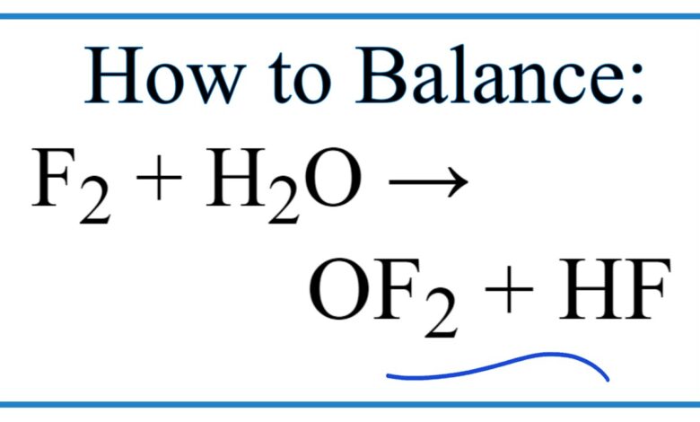 Fluorine and Water Reaction | F2 + H2O - chemistry school