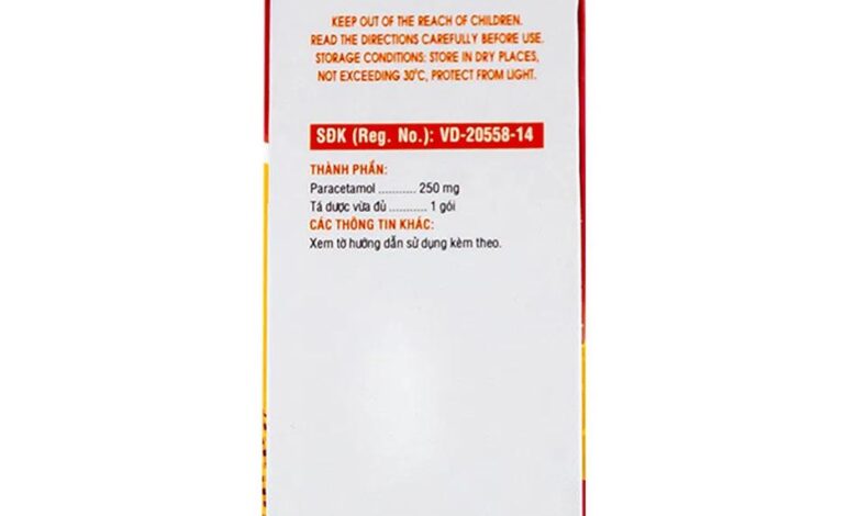 Thuốc Hapacol 250 giúp hạ sốt nhanh cho bé yêu: liều dùng, giá bán