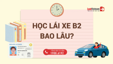 Học bằng lái xe B2 mất bao lâu? Chi phí bỏ ra bao nhiêu?