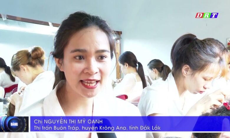 Nghề làm tóc giả kiếm tiền thật xã Thiệu Lý