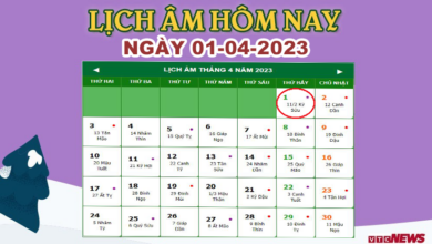 Lịch âm 1/4 – Xem lịch vạn niên ngày 1/4/2023 - Giáo dục Thủ đô