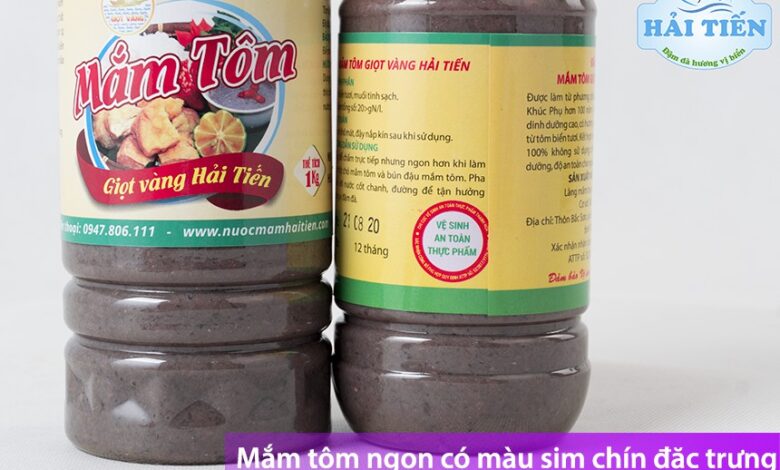 Màu mắm tôm: cách chọn mắm tôm ngon sạch theo màu sắc chuẩn