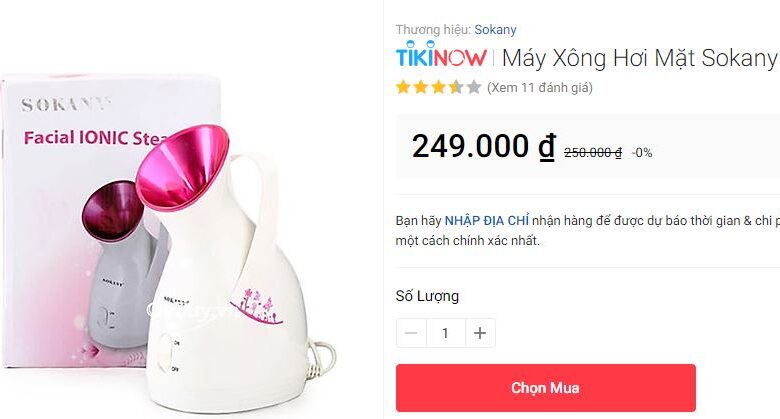 20 máy xông hơi mặt spa tốt nhất và 8 nơi bán giá rẻ - PosApp