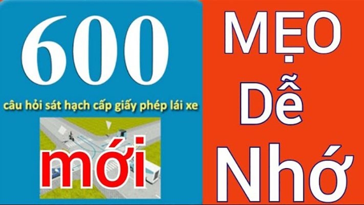 Tổng hợp mẹo thi lý thuyết bằng lái xe B1 600 câu dễ thuộc